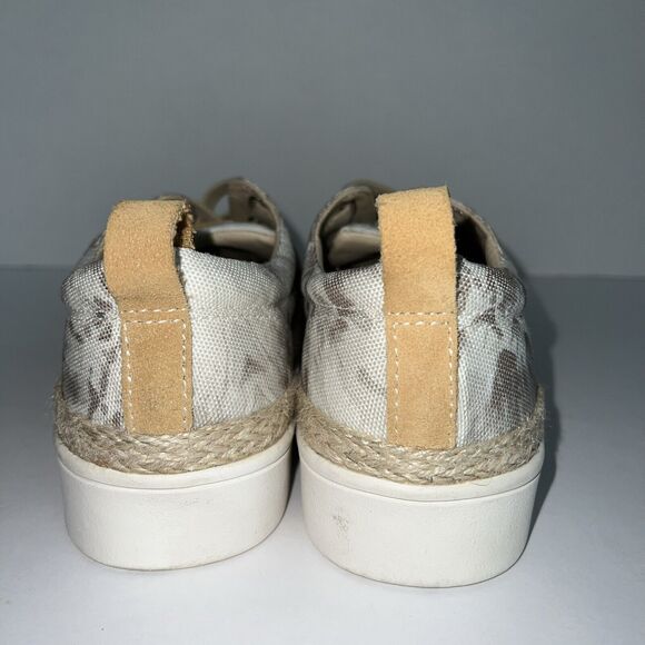 Malibu Slip On Sneakers Canvas Brown Tan Camo Size 8.5 B - Picture 4 of 13